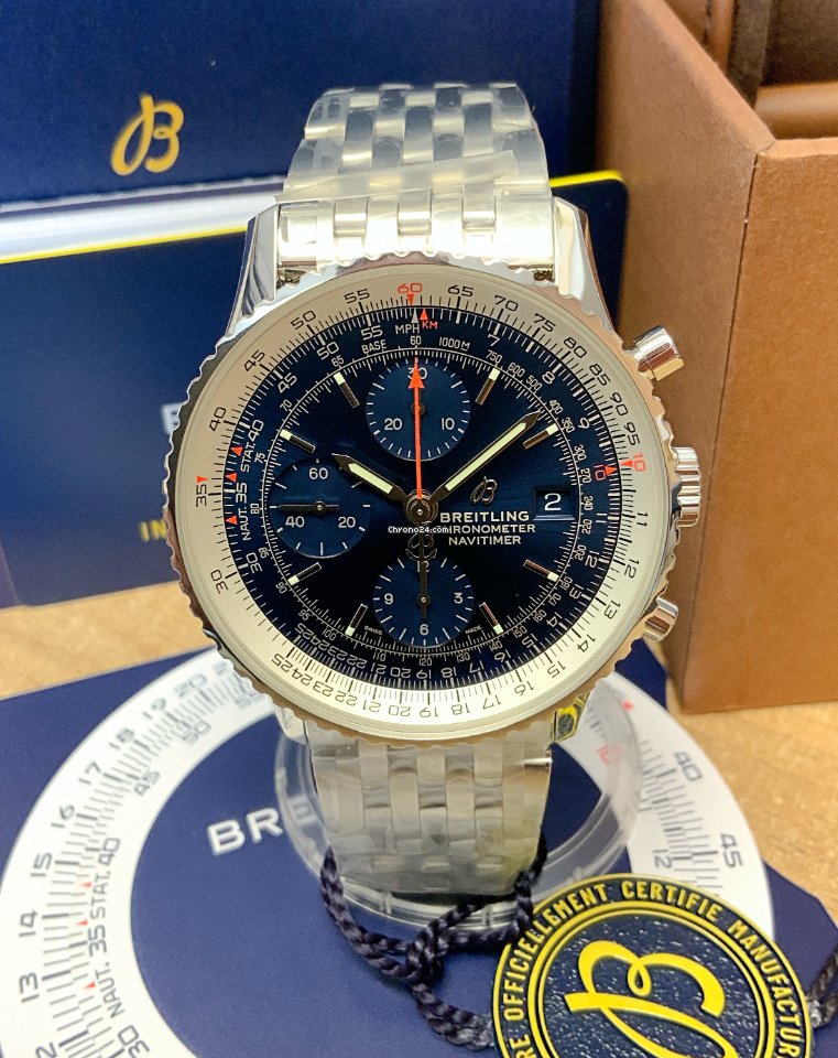 IMG_9081 Breitling Navitimer Heritage Mens watch Unisex Automatic Steel A13324121C1A1 Replica 6