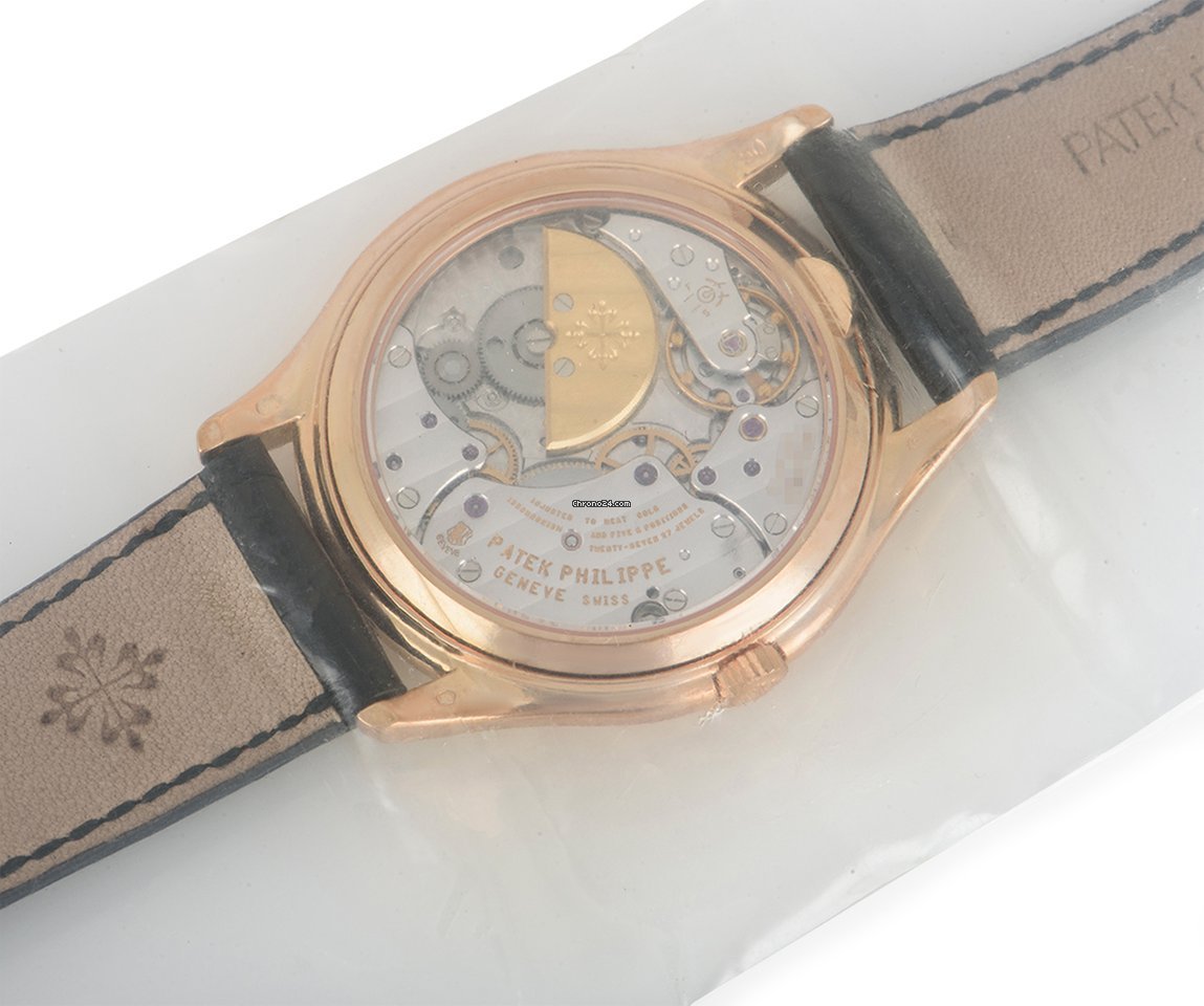 IMG_9081 Patek Philippe Perpetual Calendar Mens watch Unisex Automatic Rose gold 3940R-011 Replica 6