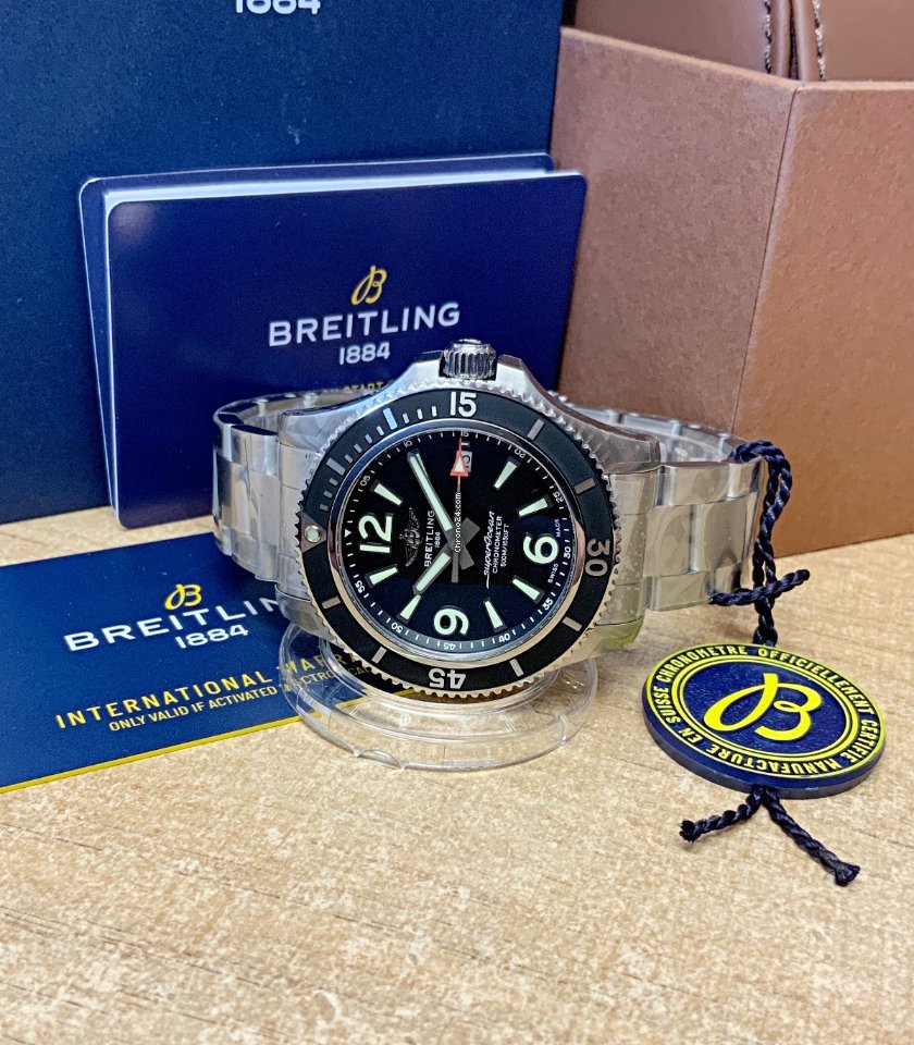 IMG_9081 Breitling Superocean 42 Mens watch Unisex Automatic Steel A17366021B1A1 Replica 6