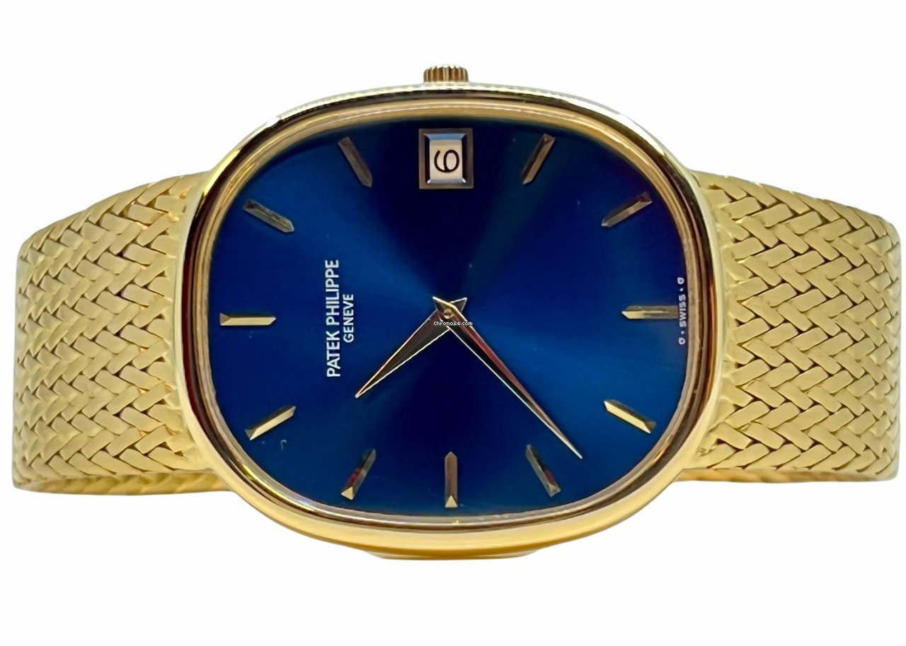 IMG_9081 Patek Philippe Golden Ellipse Mens watch Unisex Automatic Yellow gold 3605 Replica 6