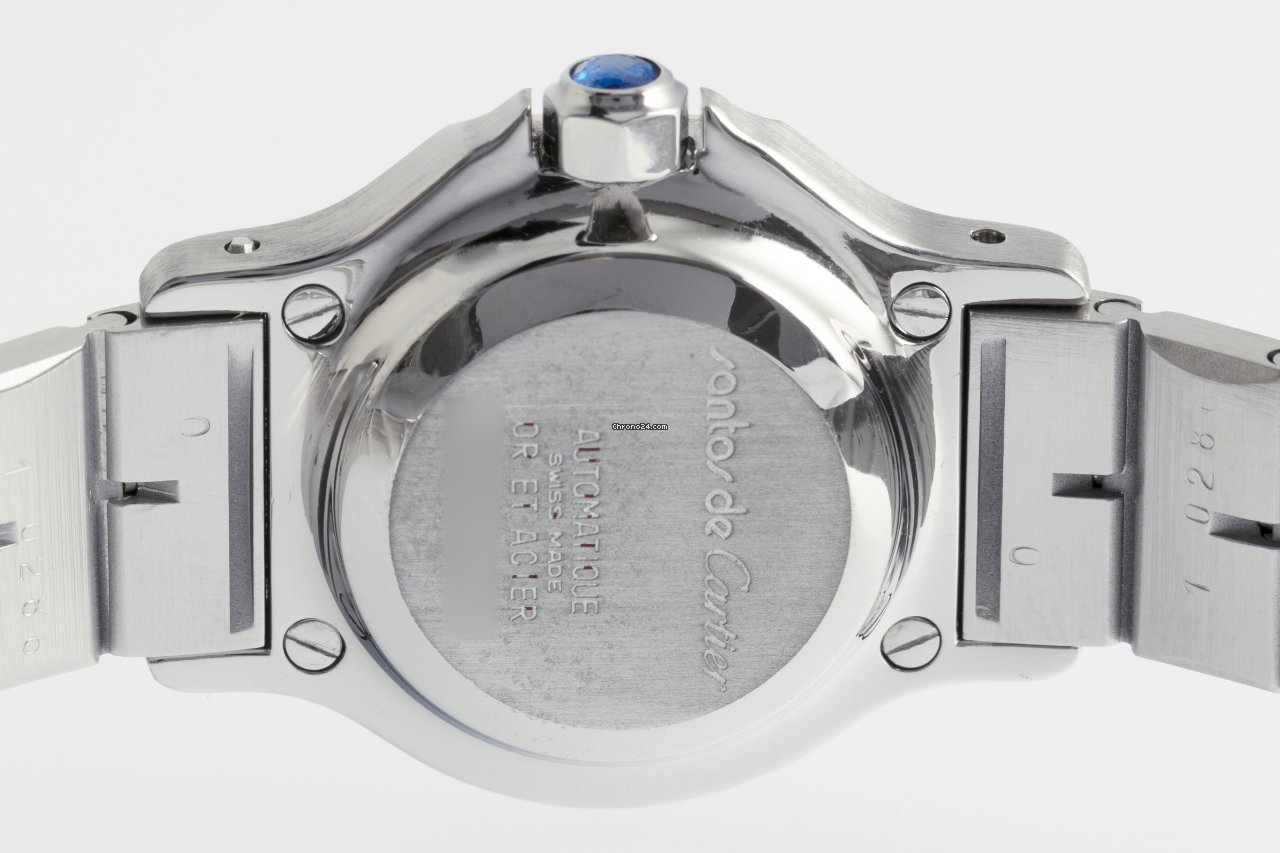 Cartier Santos Womens watch Automatic Gold Steel 09078 Replica 6