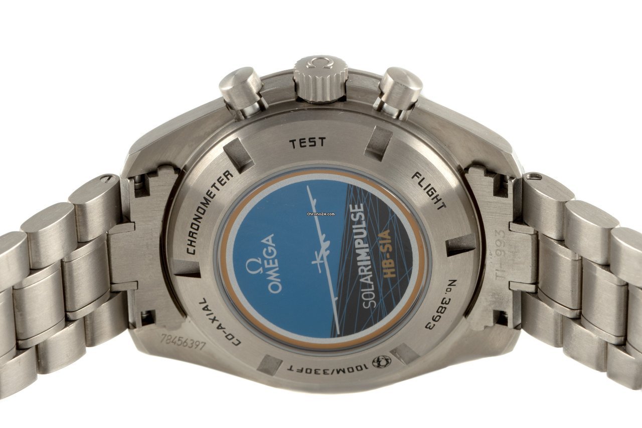 Omega Speedmaster HB-SIA Mens watch Unisex Automatic Titanium 321.90.44.52.01.001 Replica 6
