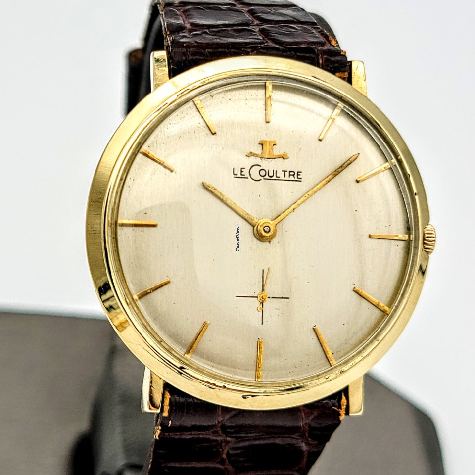 IMG_9081 Jaeger-LeCoultre Mens watch Unisex Manual winding Yellow gold LeCoultre 818 Replica 6