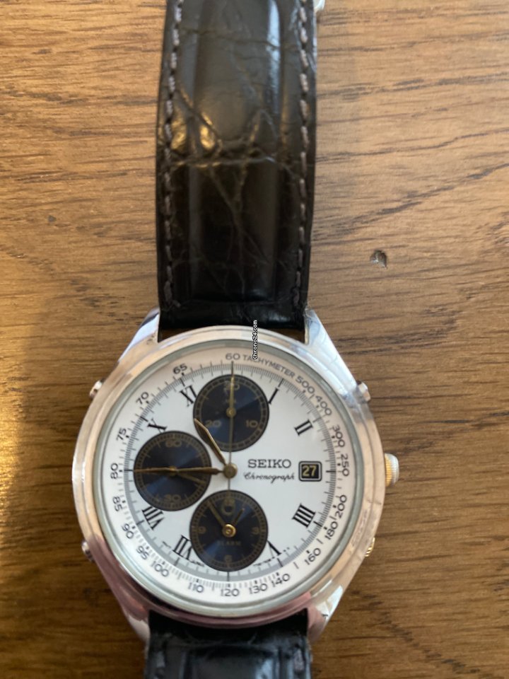 IMG_9081 Seiko Mens watch Unisex Quartz 7T32-7C60 Replica 6