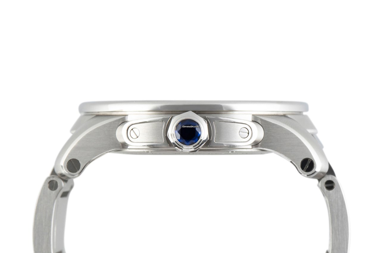 IMG_9081 Cartier Calibre de Cartier Mens watch Unisex Automatic Steel 3389 Replica 6