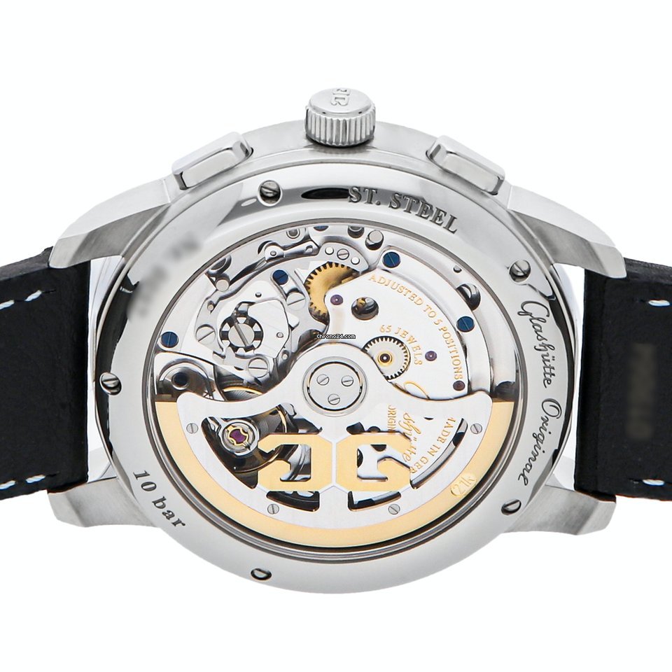 Glashutte Original Senator Chronograph Panorama Date Mens watch Unisex Automatic Steel 37-01-03-02-35 Replica 6