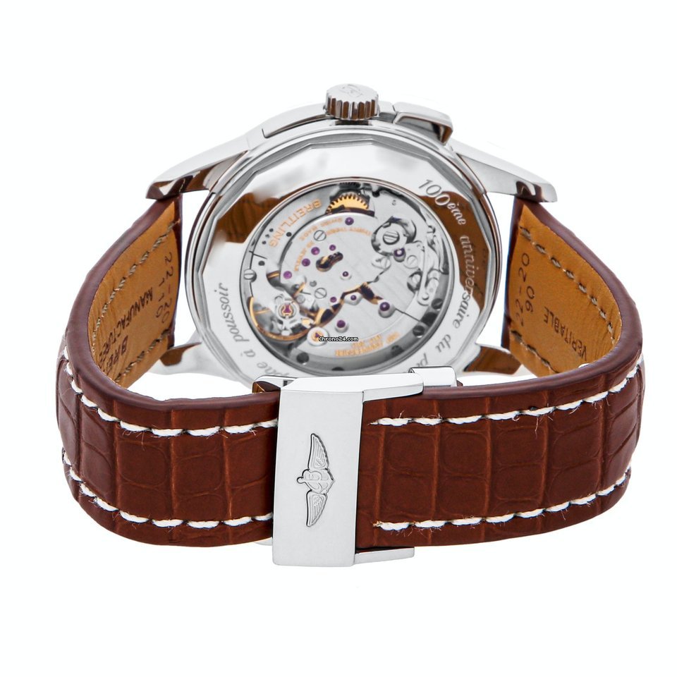 IMG_9081 Breitling Transocean Chronograph 1915 Mens watch Unisex Manual winding Steel AB141112 G799 Replica 6