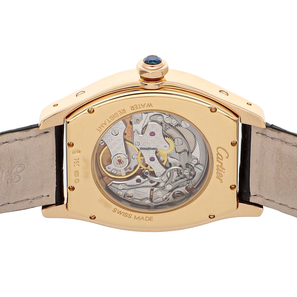 IMG_9081 Cartier Tortue Mens watch Unisex Manual winding Rose gold W1547451 Replica 6
