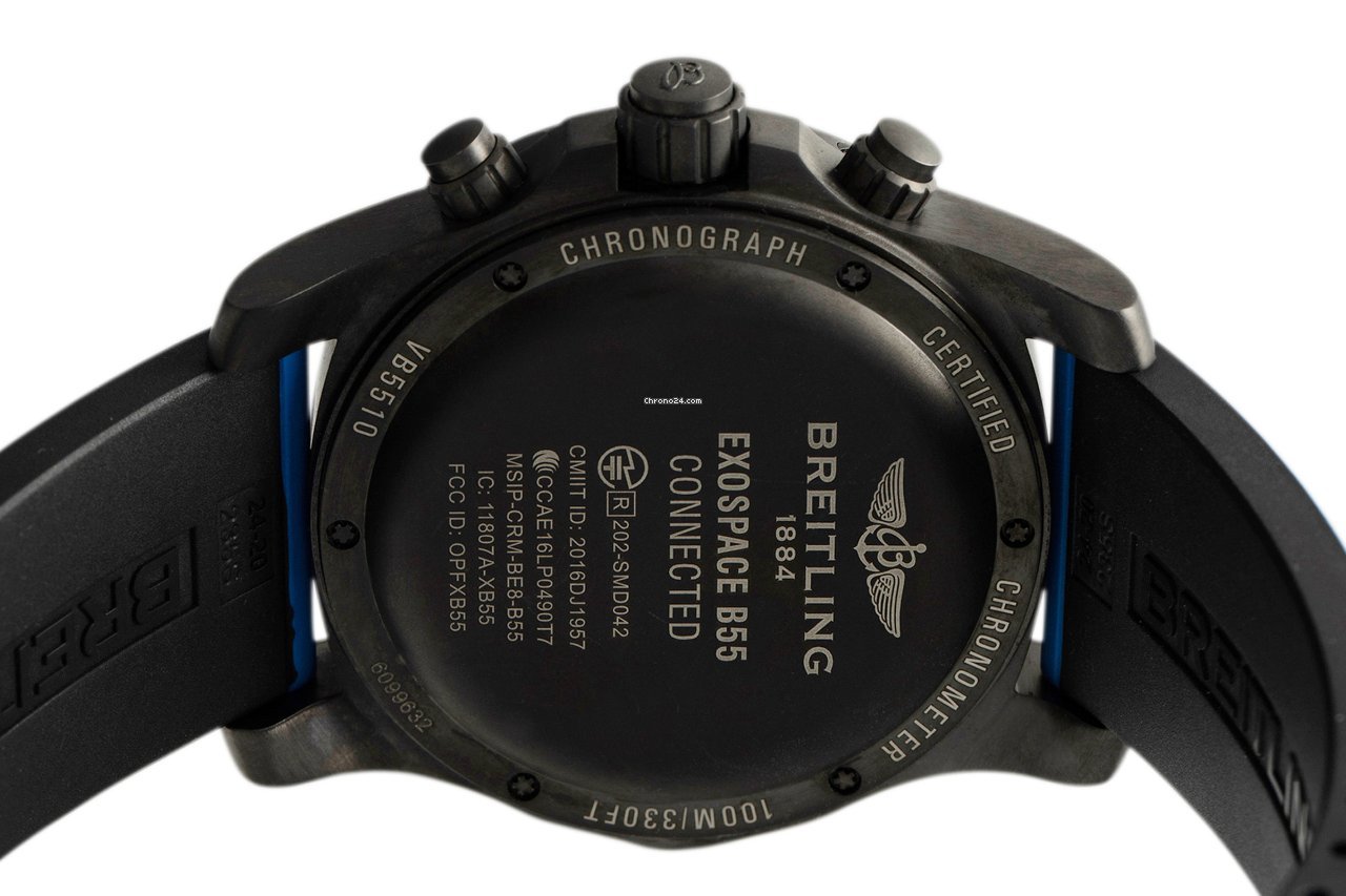 IMG_9081 Breitling Exospace B55 Connected Mens watch Unisex Quartz Titanium VB5510 Replica 6