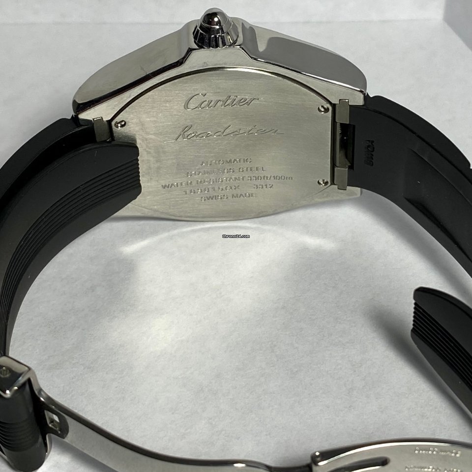 IMG_9081 Cartier Roadster Mens watch Unisex Automatic Steel W6206018 Replica 6