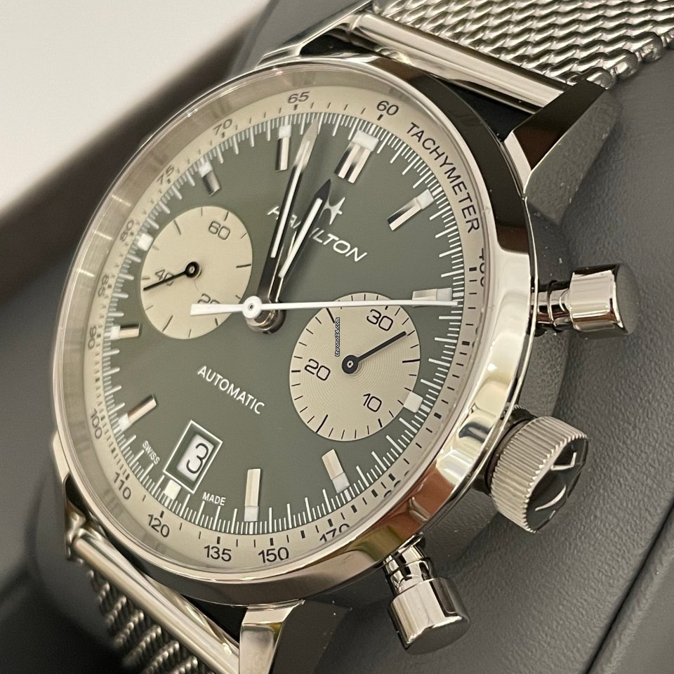 IMG_9081 Hamilton Intra-Matic Mens watch Unisex Automatic Steel H38416160 Replica 6