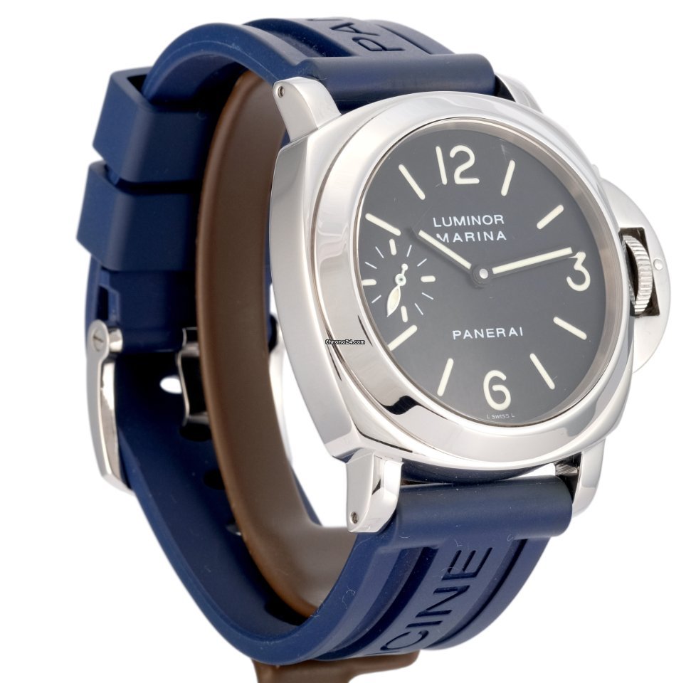 IMG_9081 Panerai Luminor Marina Mens watch Unisex Manual winding Steel PAM 00001 Replica 6