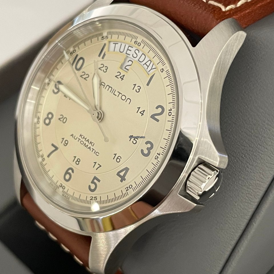 Hamilton Khaki Field King Mens watch Unisex Automatic Steel H64455523 Replica 6