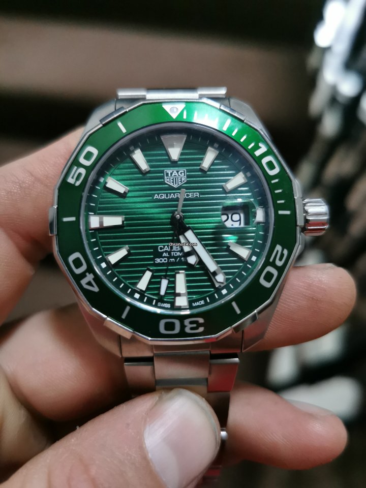 IMG_9081 TAG Heuer Aquaracer 300M Mens watch Unisex Automatic Steel WAY201S.BA0927 Replica 6