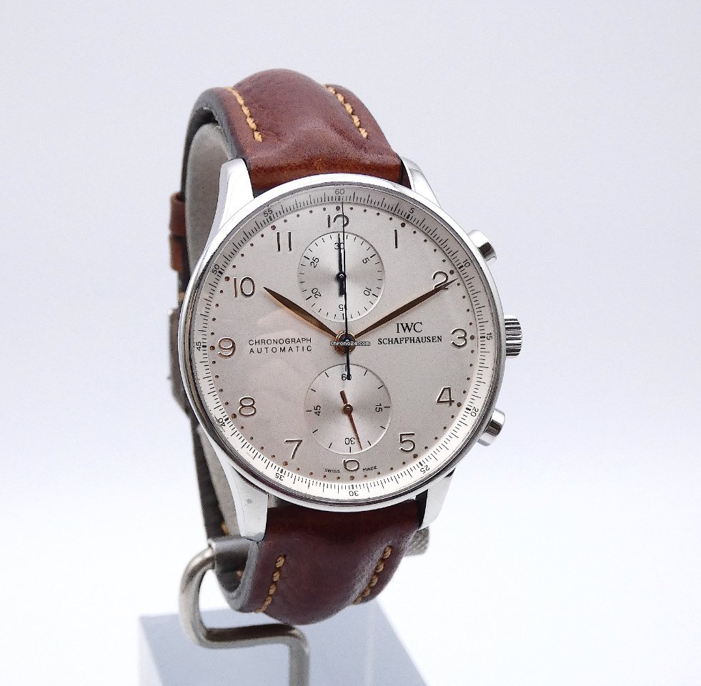 IMG_9081 IWC Portuguese Chronograph Steel IW3714001 Replica 6
