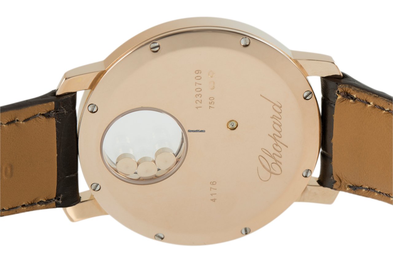 IMG_9081 Chopard Happy Diamonds Womens watch Quartz Red gold 20 7469 Replica 6