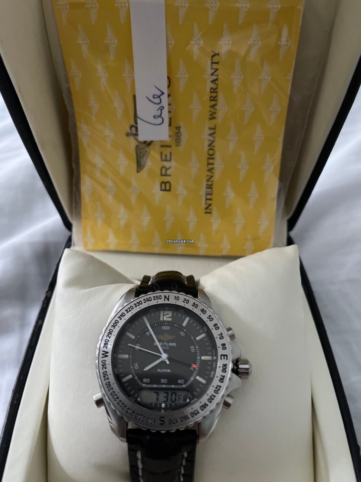 IMG_9081 Breitling Pluton Mens watch Unisex Quartz Steel A51038 Replica 6