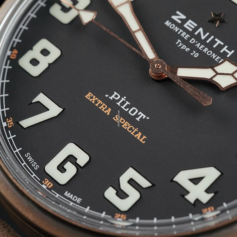 IMG_9081 Zenith Pilot Type 20 Extra Special Mens watch Unisex Automatic Bronze 29.2430.679 21.C753 Replica 6