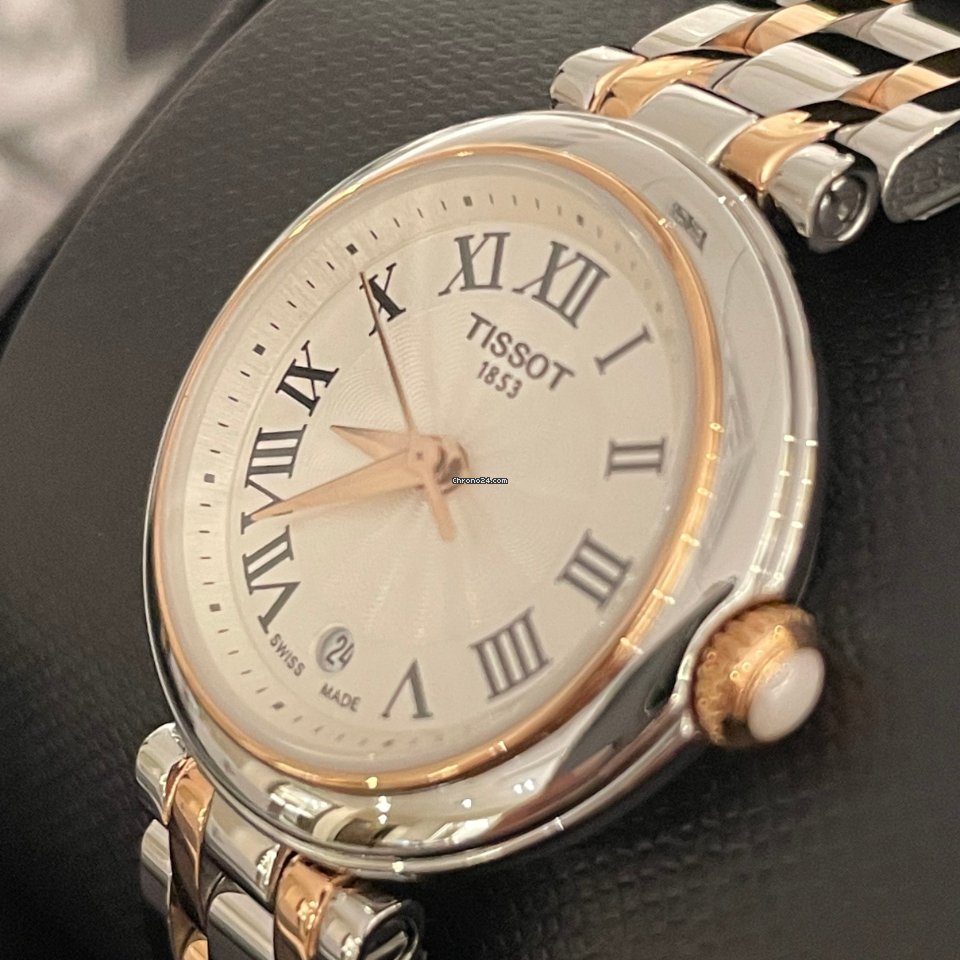 IMG_9081 Tissot Womens watch Quartz Gold Steel T126.010.22.013.01 Replica 6