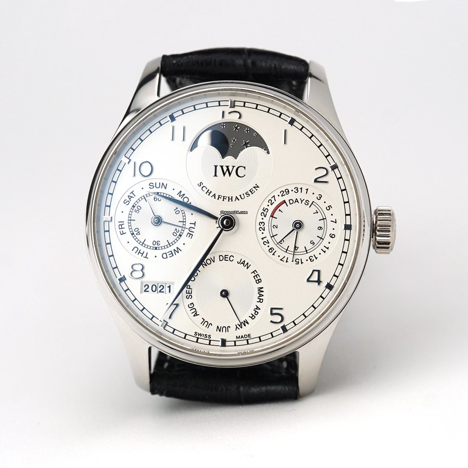 IMG_9081 IWC Portuguese Perpetual Calendar Automatic Platinum IW502219 Replica 6