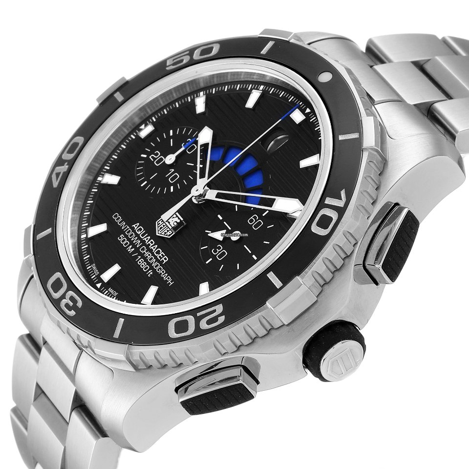 IMG_9081 TAG Heuer Aquaracer 500M Mens watch Unisex Automatic Steel CAK211A Replica 6