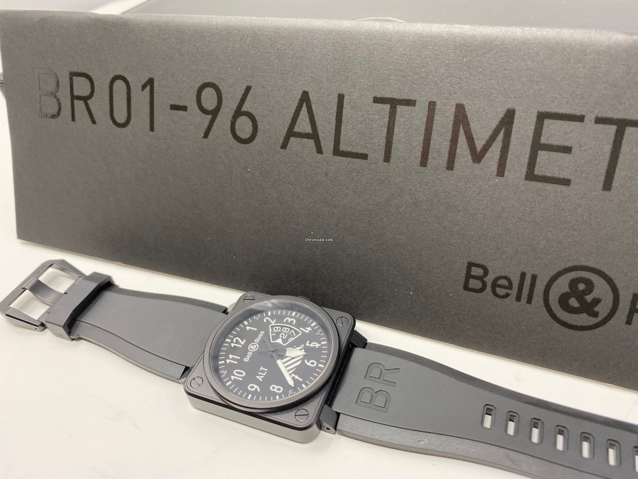 IMG_9081 Bell & Ross BR 01-96 Grande Date Mens watch Unisex Steel BR0196-ALTIMETER Replica 6