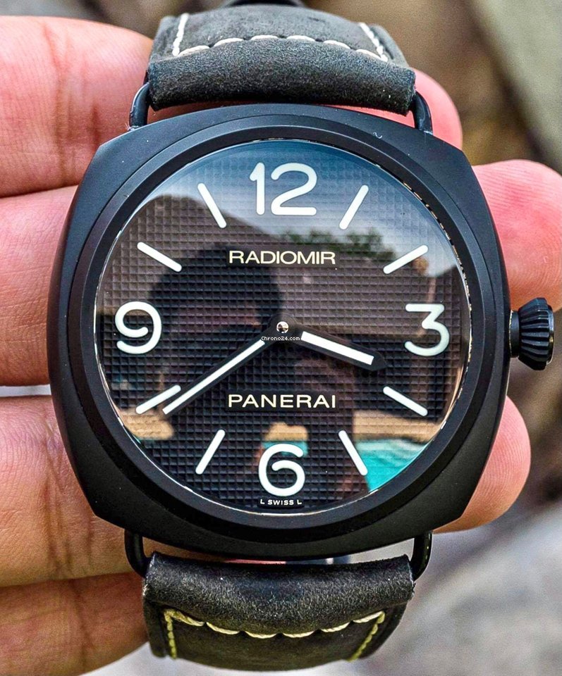 Panerai Radiomir Mens watch Unisex Manual winding Ceramic PAM 00643 Replica 6
