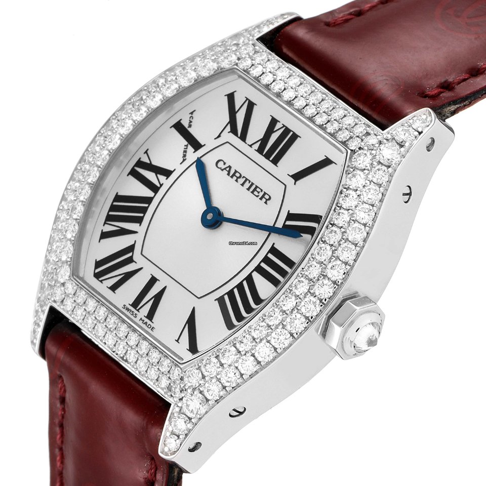 Cartier Tortue Womens watch Manual winding White gold 2644 Replica 6