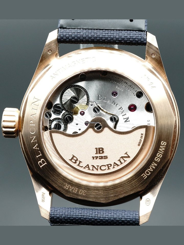 IMG_9081 Blancpain Fifty Fathoms Bathyscaphe Mens watch Unisex Automatic Rose gold 5000 36S40 O52A Replica 6
