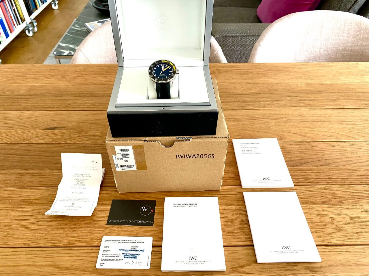 IMG_9081 IWC Aquatimer Automatic 2000 Mens watch Unisex Automatic Steel IW356810 Replica 6