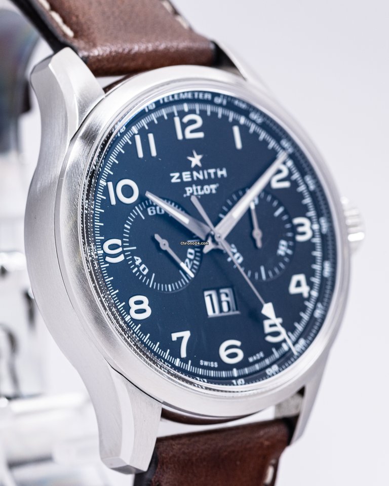 IMG_9081 Zenith El Primero Big Date Special Mens watch Unisex Automatic Steel 03.2410.4010 21.C722 Replica 6
