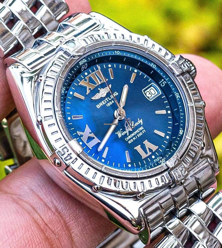 Breitling Wings Lady Womens watch Quartz Steel A67350 Replica 6