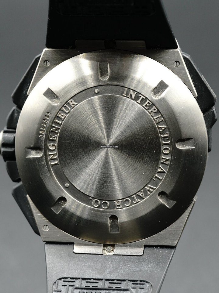 IMG_9081 IWC Ingenieur Double Chronograph Titanium Mens watch Unisex Manual winding Titanium IW3865-03 Replica 6