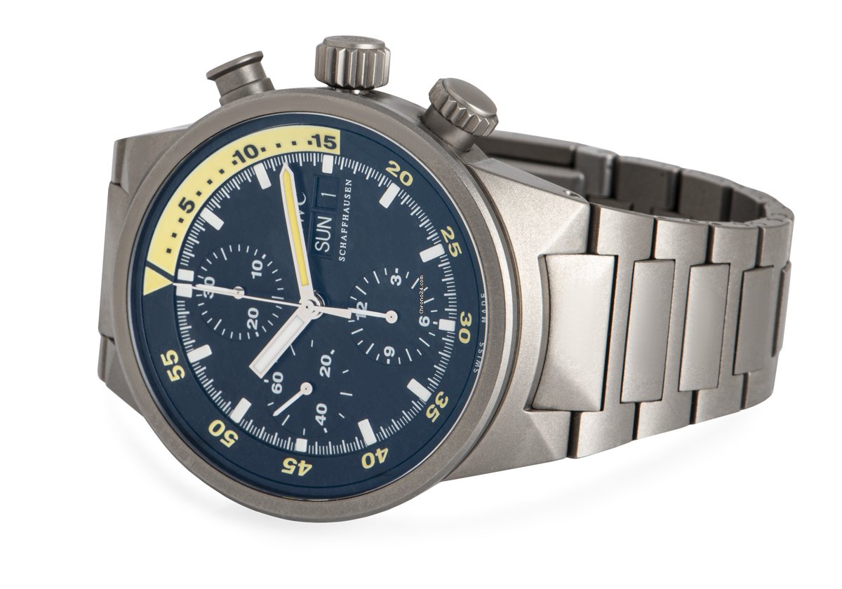 IWC Aquatimer Chronograph Mens watch Unisex Automatic Titanium IW371903 Replica 6