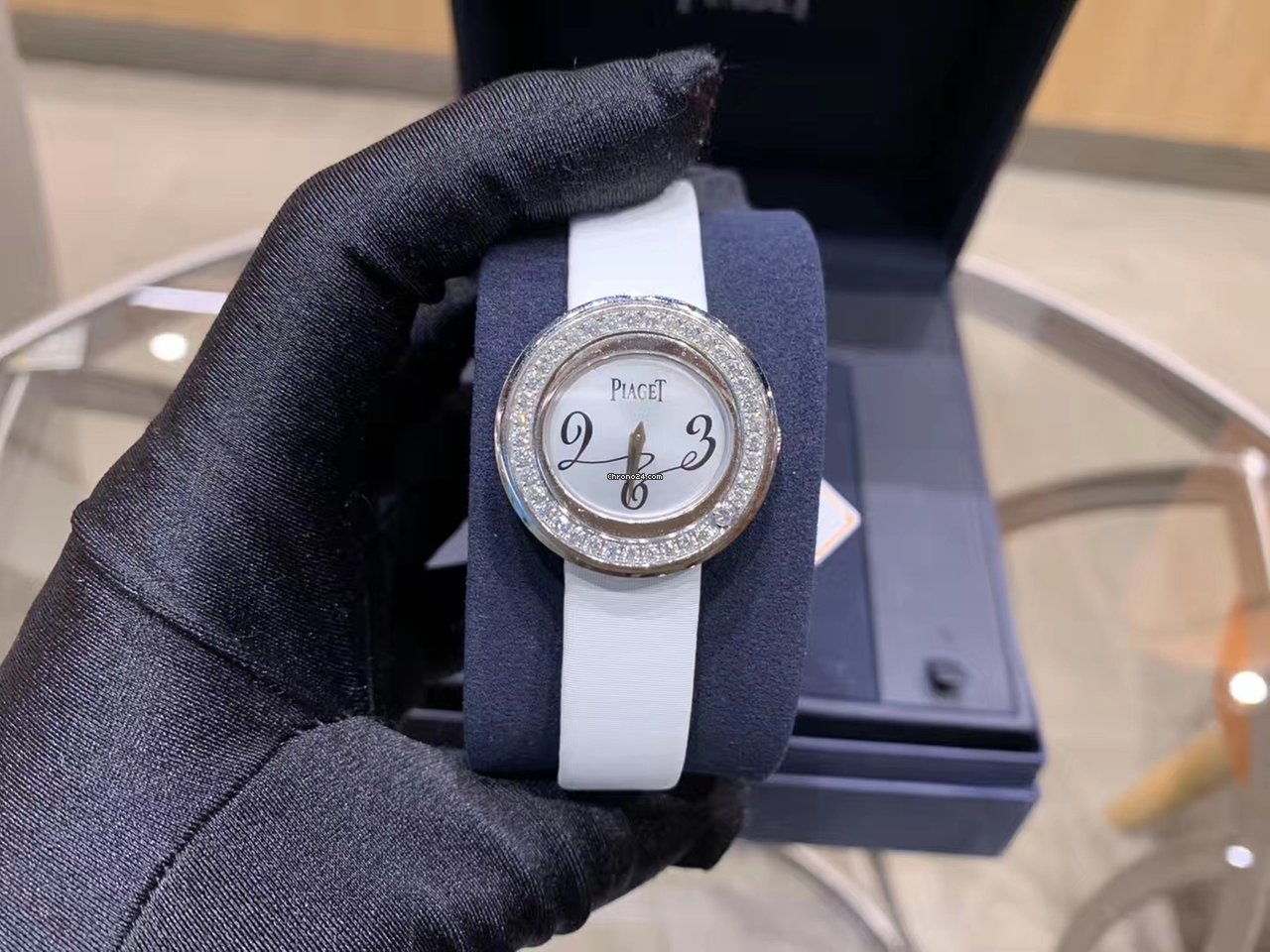 IMG_9081 Piaget Womens watch Quartz White gold G0A32087 Replica 6