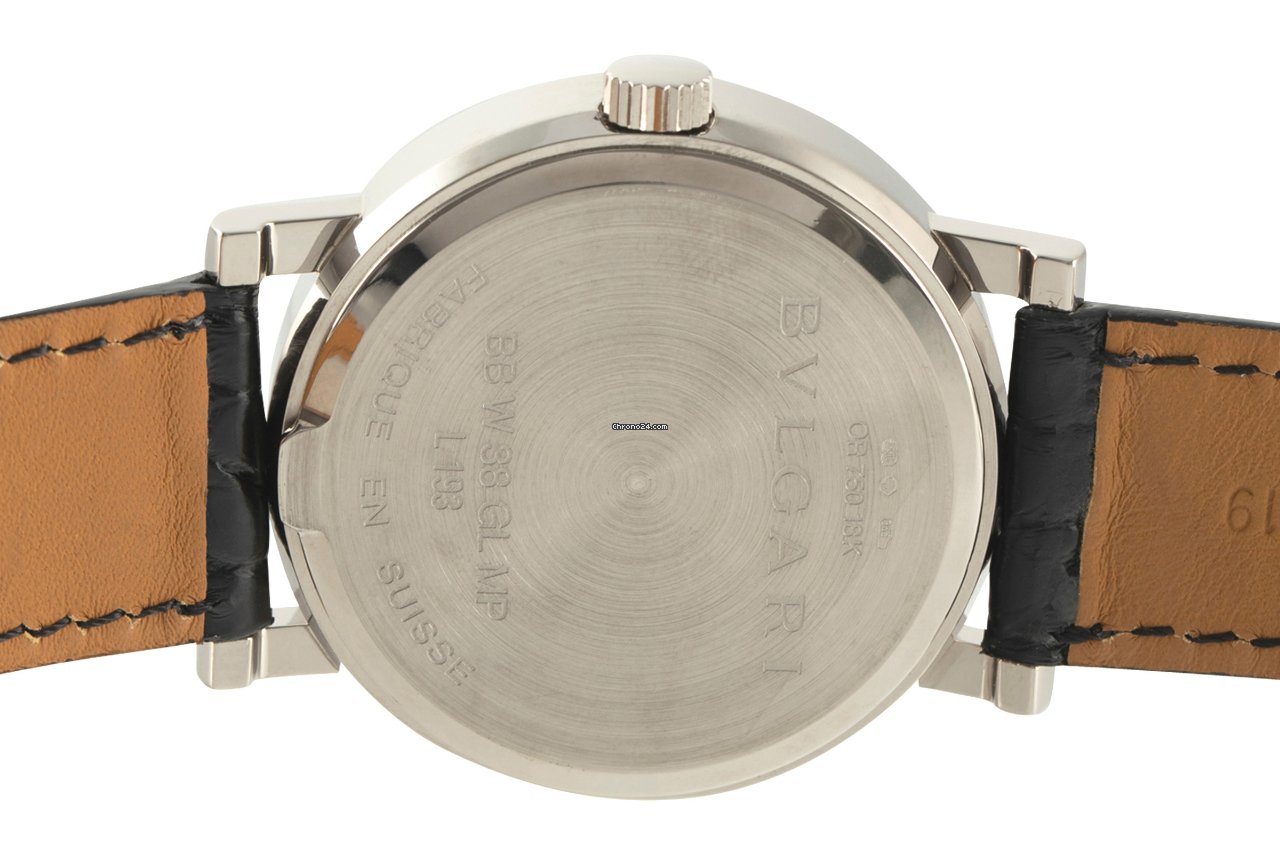 Bulgari Bulgari Mens watch Unisex Automatic White gold BBW 38 GLMP Replica 6