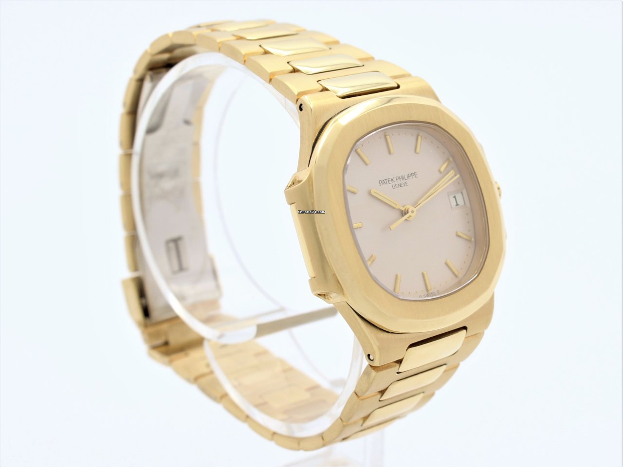 IMG_9081 Patek Philippe Nautilus Mens watch Unisex Quartz Yellow gold 3900 1J Replica 6