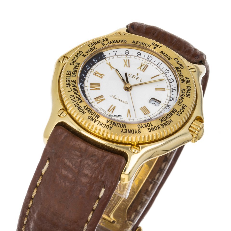 Ebel Voyager Mens watch Unisex Automatic Yellow gold 8124913 Replica 6