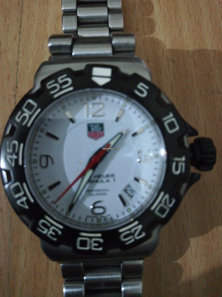 IMG_9081 TAG Heuer Formula 1 Quartz Mens watch Unisex Quartz Steel WAC1111 Replica 6