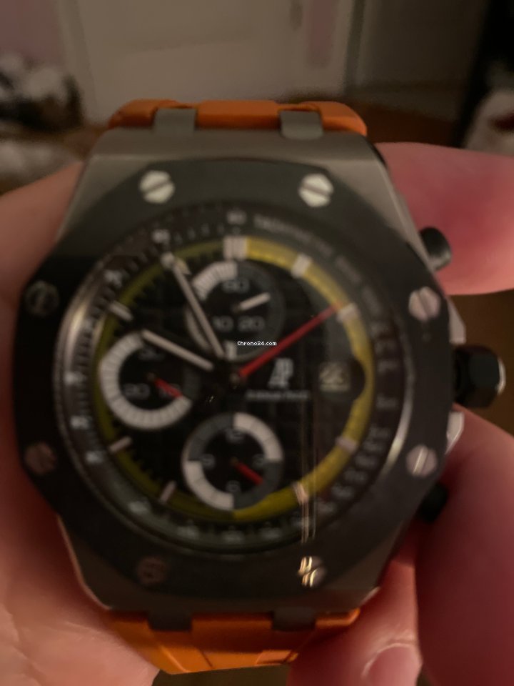 IMG_9081 Audemars Piguet Royal Oak Offshore Chronograph Mens watch Unisex Automatic Titanium 26207IO.OO.A002CA.01 Replica 6