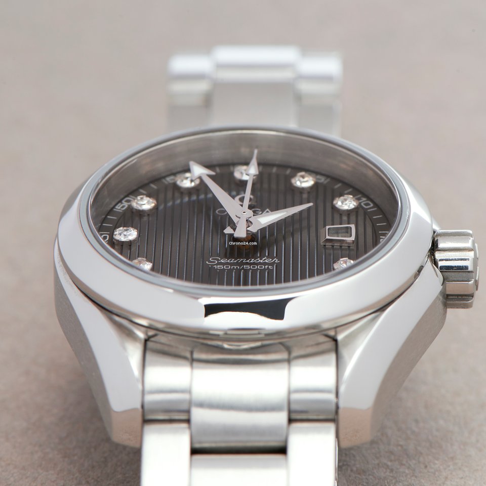 IMG_9081 Omega Seamaster Aqua Terra Womens watch Quartz Steel 23110306156001 Replica 6
