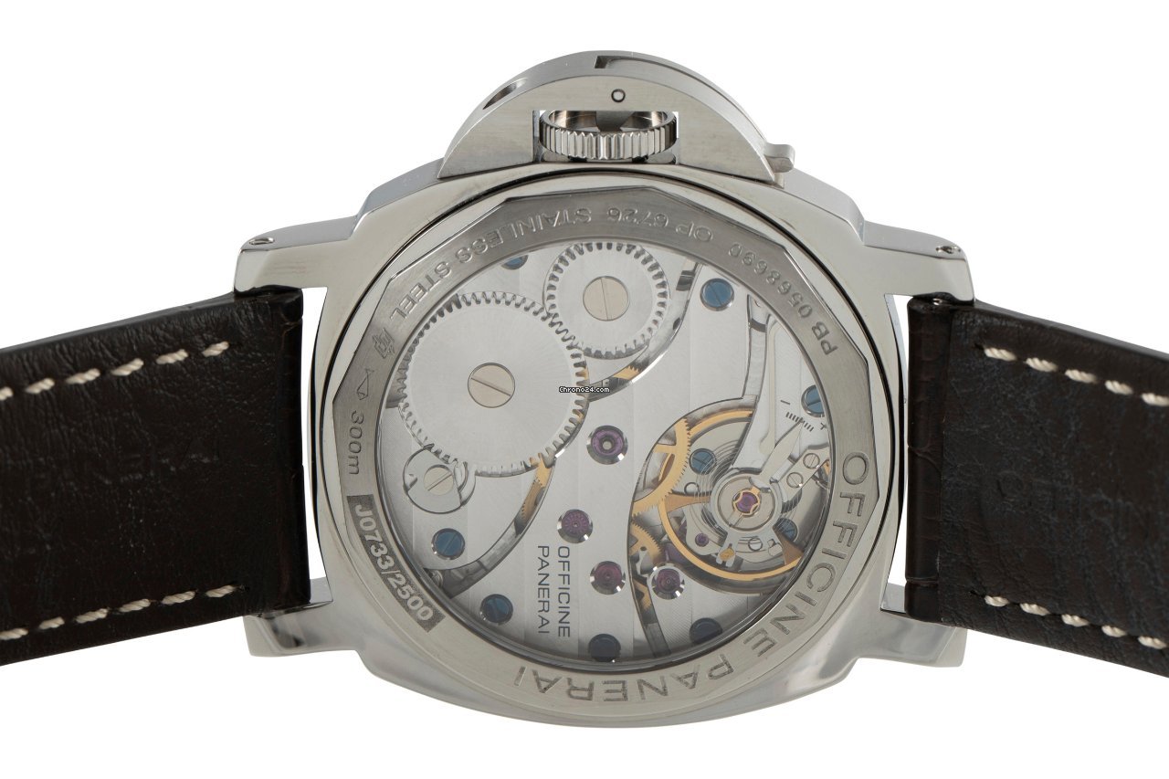 IMG_9081 Panerai Luminor Base Mens watch Unisex Manual winding Steel PAM112 Replica 6