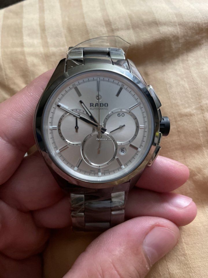 IMG_9081 Rado HyperChrome Chronograph Mens watch Unisex Automatic Ceramic R32276102 Replica 6