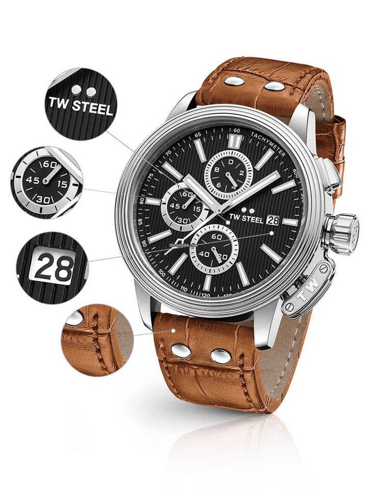 IMG_9081 TW Steel Mens watch Unisex Quartz Steel CE7004 Replica 6