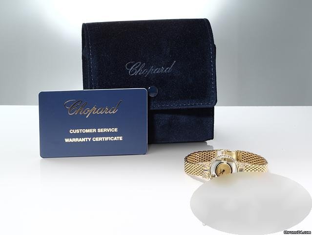 IMG_9081 Chopard Happy Diamonds Womens watch Automatic Yellow gold 20 5320 Replica 6
