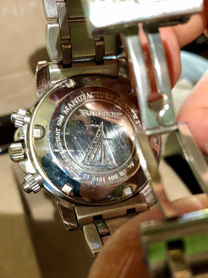 IMG_9081 Zenith El Primero Mens watch Unisex Automatic Steel 01 02 0461 400 Replica 6
