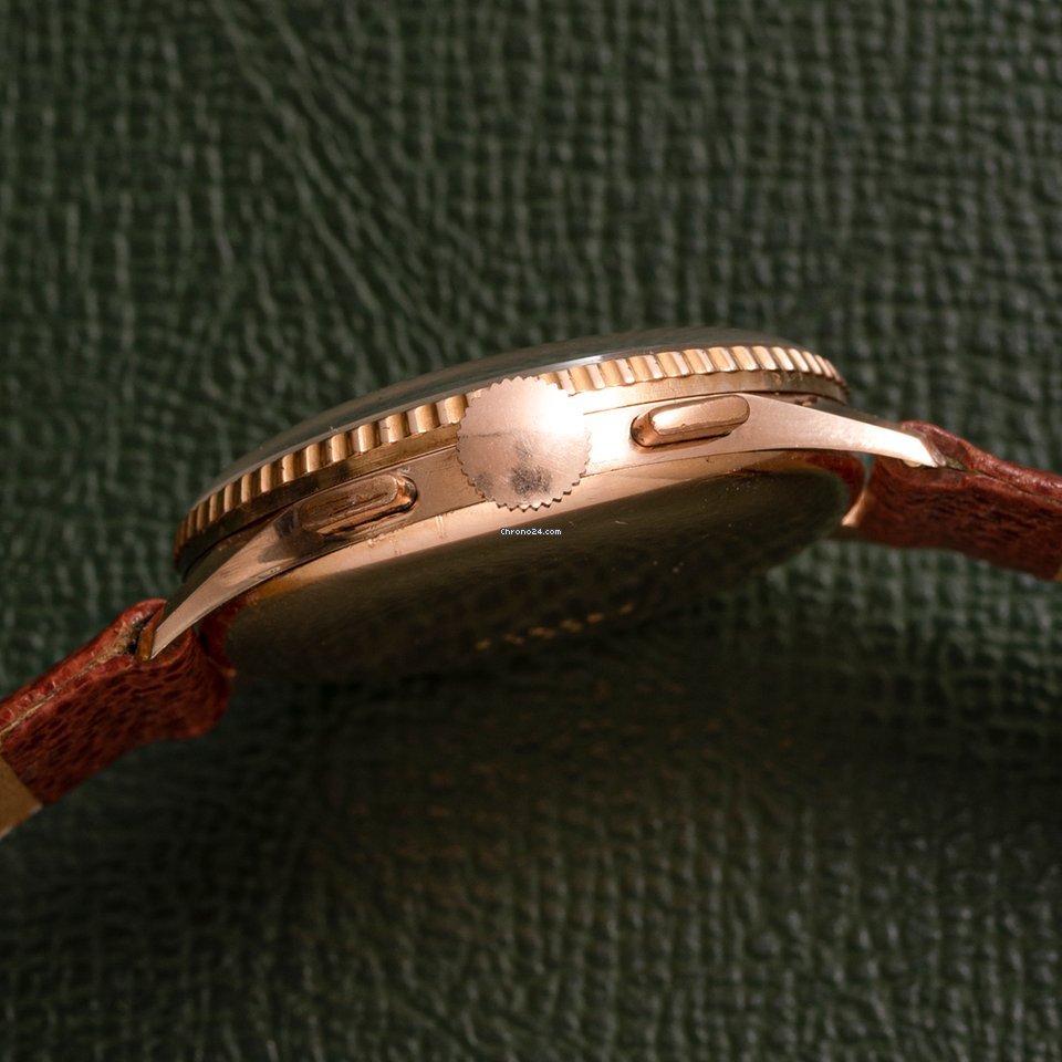 IMG_9081 Breitling Chronomat Mens watch Unisex Manual winding Rose gold 769 Replica 6