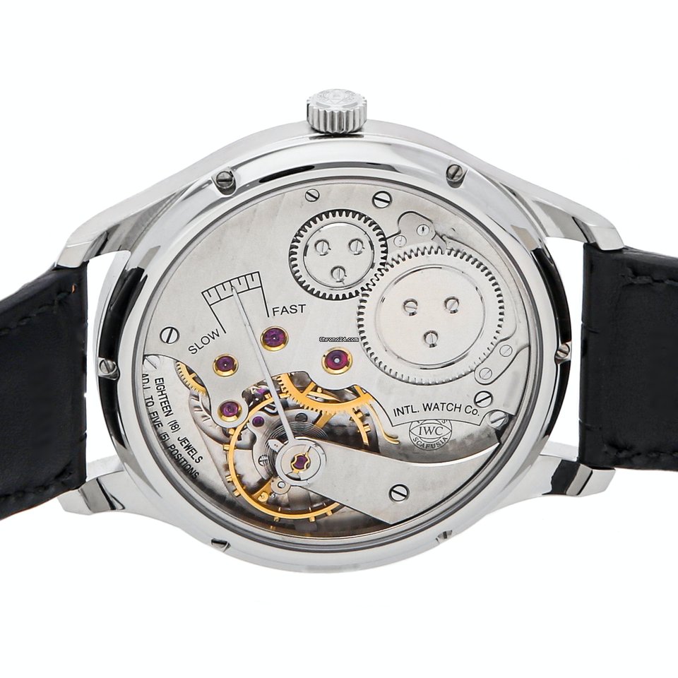 IMG_9081 IWC Portuguese Hand-Wound Mens watch Unisex Manual winding Steel IW5454-08 Replica 6