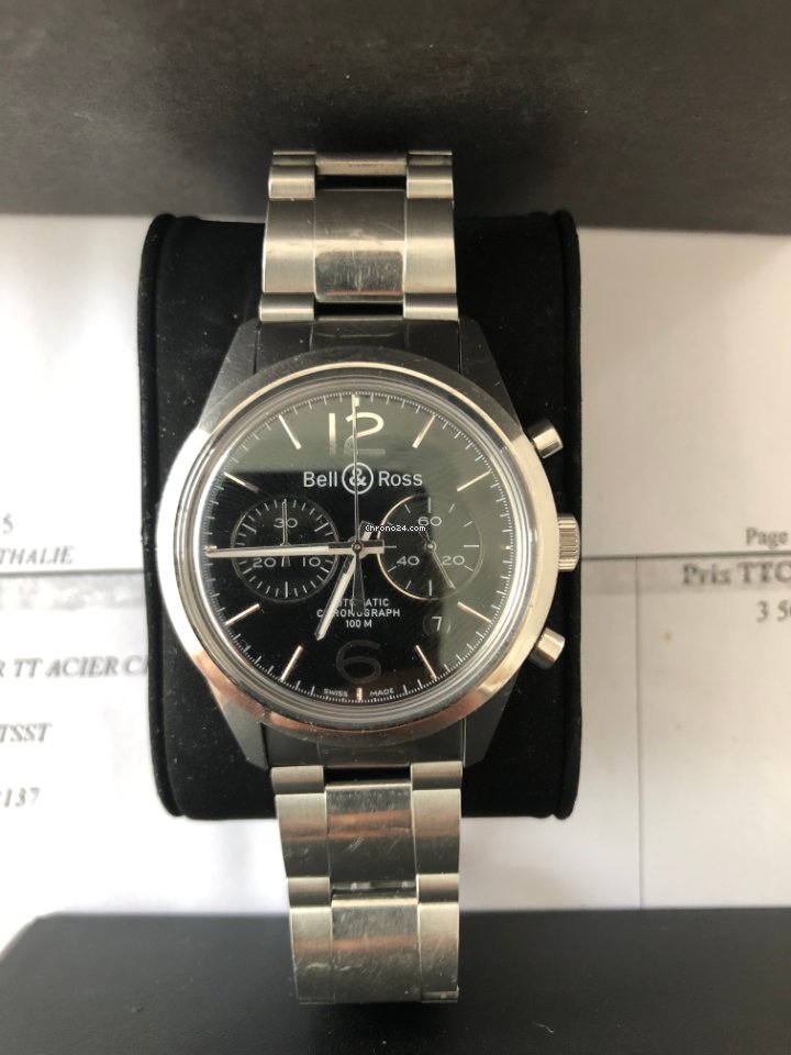 IMG_9081 Bell & Ross Vintage Mens watch Unisex Automatic Steel BRG126-BL-ST SST Replica 6