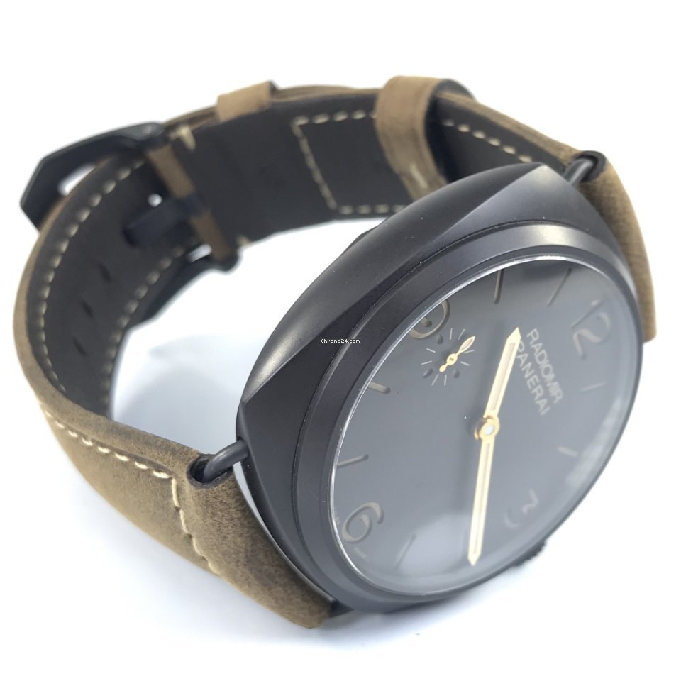 IMG_9081 Panerai Radiomir 3 Days 47mm Mens watch Unisex Manual winding Ceramic PAM 00504 Replica 6